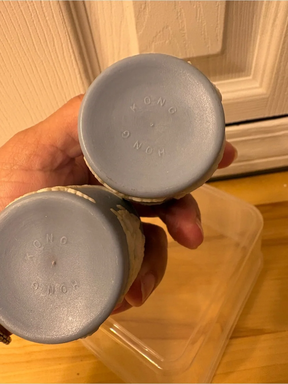 Blue Jasperware look and Style Salt & Pepper Shakers